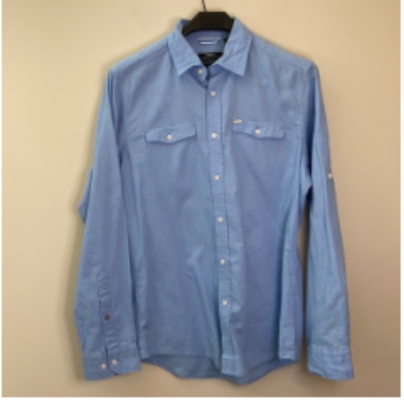 Mexx BLU Cotton/Linen Button Down, S   Winter Sale - Picture 2 of 13